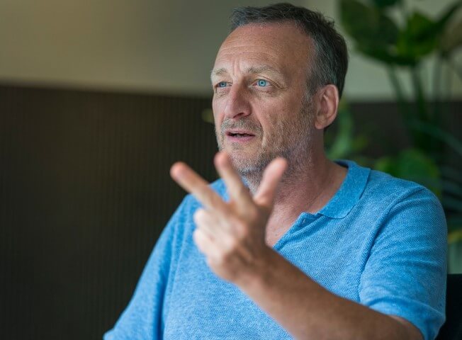 Ein energischer Sprecher